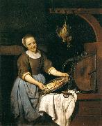 Gabriel Metsu The Cook oil on canvas